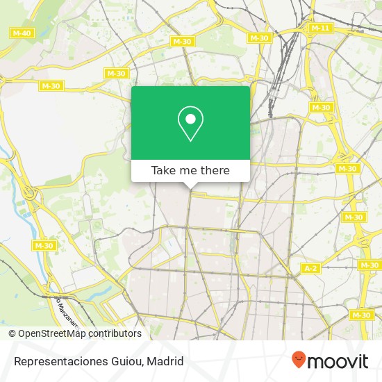 Representaciones Guiou, Calle de Bravo Murillo, 187 28020 Madrid map