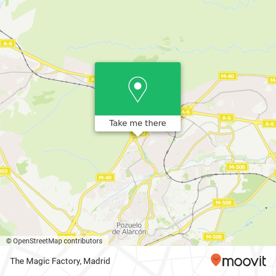 The Magic Factory map
