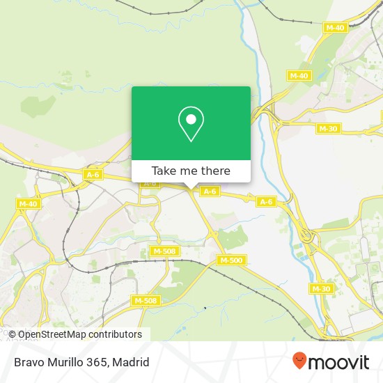 Bravo Murillo 365, Carretera de Castilla 28023 Aravaca Madrid map