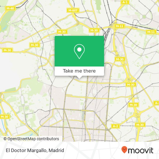 El Doctor Margallo, Calle del General Margallo, 26 28020 Castillejos Madrid map