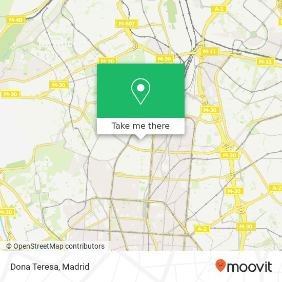 Dona Teresa, Calle de Orense, 66 28020 Castillejos Madrid map