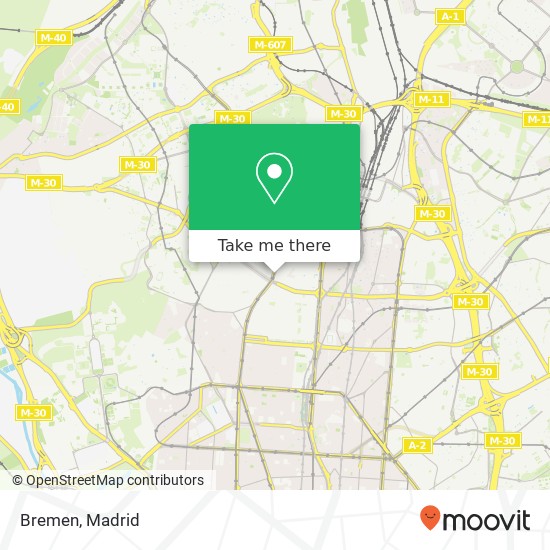 Bremen, Calle de Bravo Murillo 28020 Castillejos Madrid map
