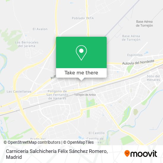 Carnicería Salchichería Félix Sánchez Romero map