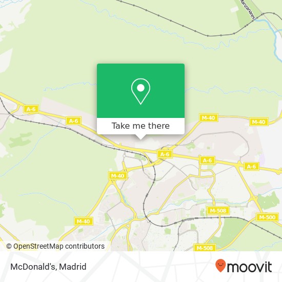 McDonald's map