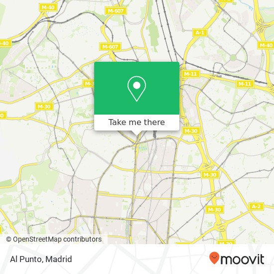 Al Punto, Paseo de la Castellana, 195 28046 Almenara Madrid map