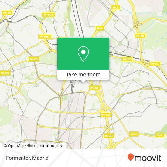 Formentor, Calle de la Buganvilla, 6 28036 Madrid map
