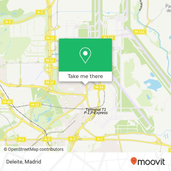 mapa Deleite, Calle de Algemesí 28042 Timón Madrid