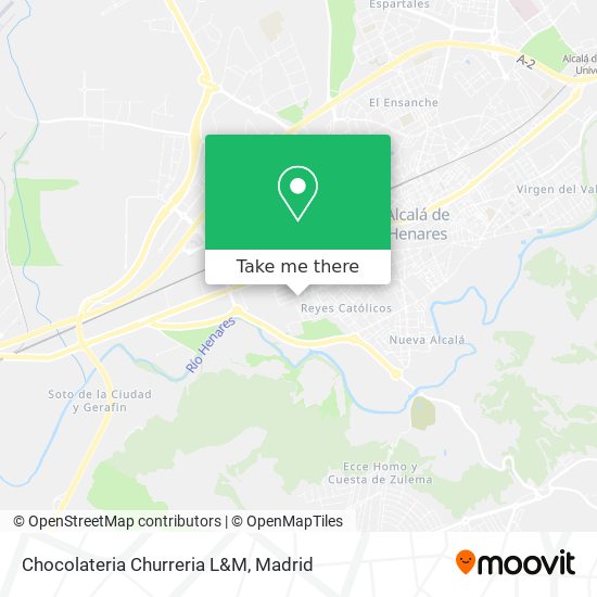 mapa Chocolateria Churreria L&M