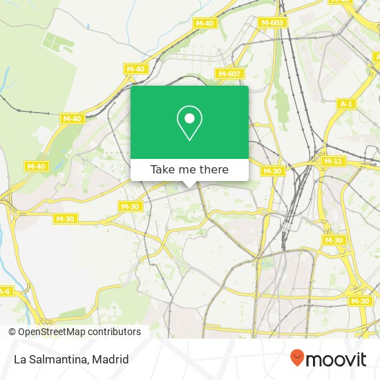 La Salmantina, Avenida de Monforte de Lemos, 107 28029 Pilar Madrid map