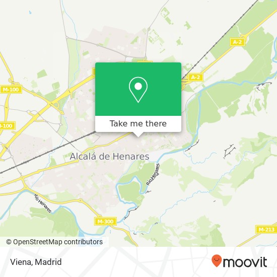 mapa Viena, Avenida Juan de Austria, 18 28804 Junta Municipal 5 Alcalá de Henares