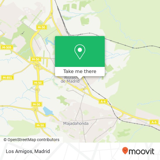 Los Amigos, Cuesta de San Francisco, 10 28231 Las Rozas de Madrid map