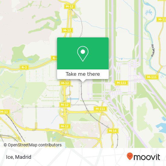 mapa Ice, 28055 Timón Madrid