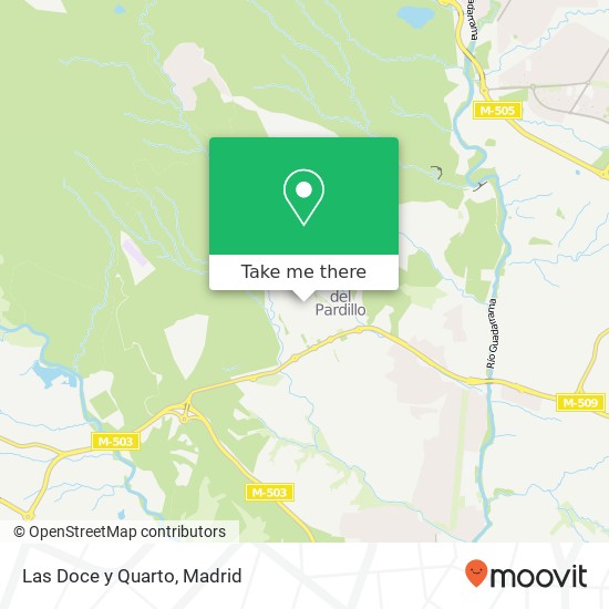 Las Doce y Quarto, Camino Real, 20 28229 Villanueva del Pardillo map