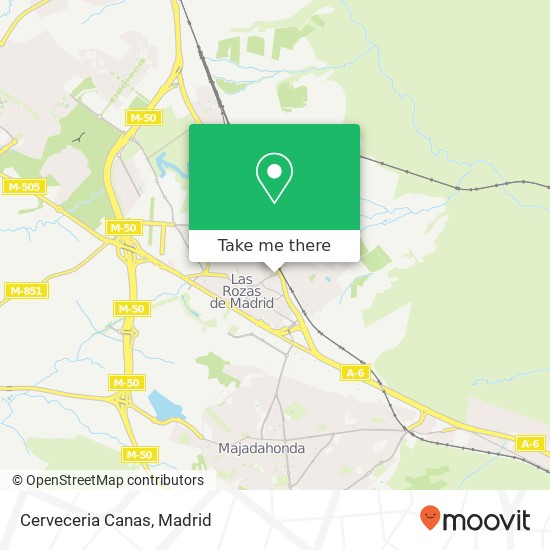 Cerveceria Canas, Avenida Doctor Toledo 28231 Las Rozas de Madrid map