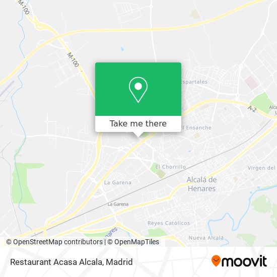mapa Restaurant Acasa Alcala