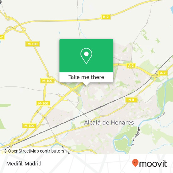 Medifil, Avenida Miguel de Unamuno, 4 28806 Alcalá de Henares map
