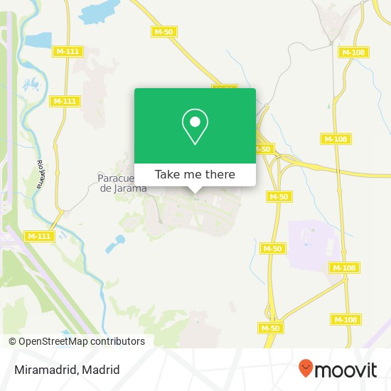 Miramadrid map