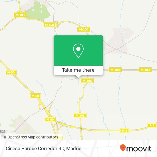 Cinesa Parque Corredor 3D map