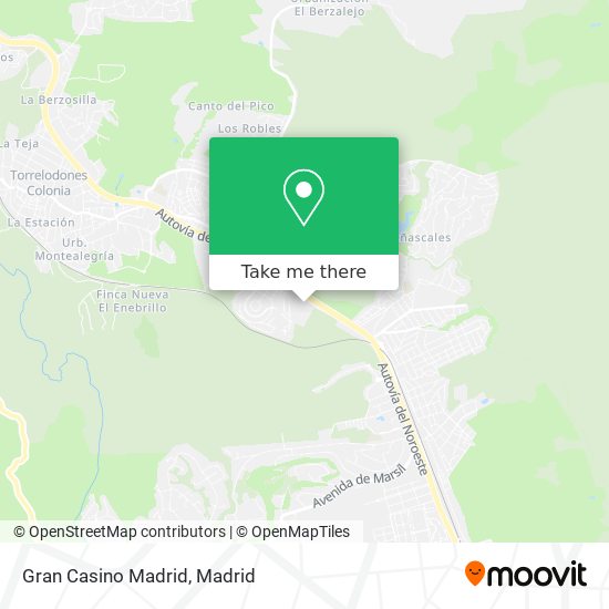 mapa Gran Casino Madrid