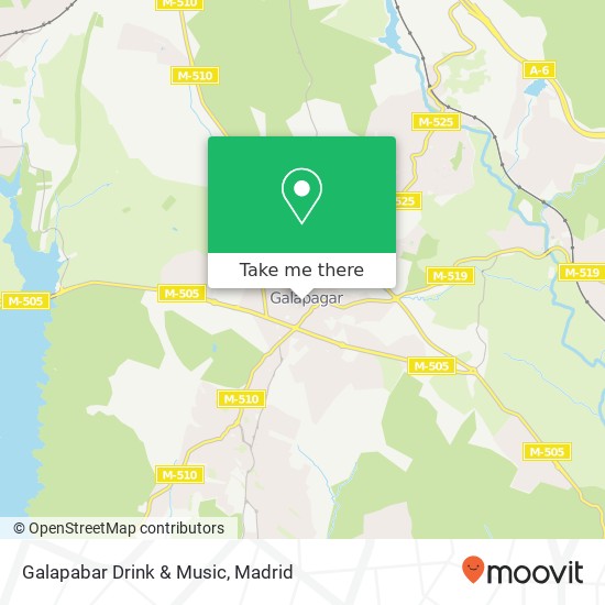 Galapabar Drink & Music map