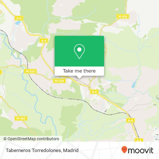 mapa Taberneros Torredolones, Plaza Epifanio Velasco 28250 Torrelodones