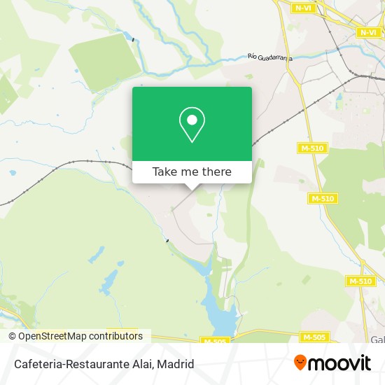 Cafeteria-Restaurante Alai map