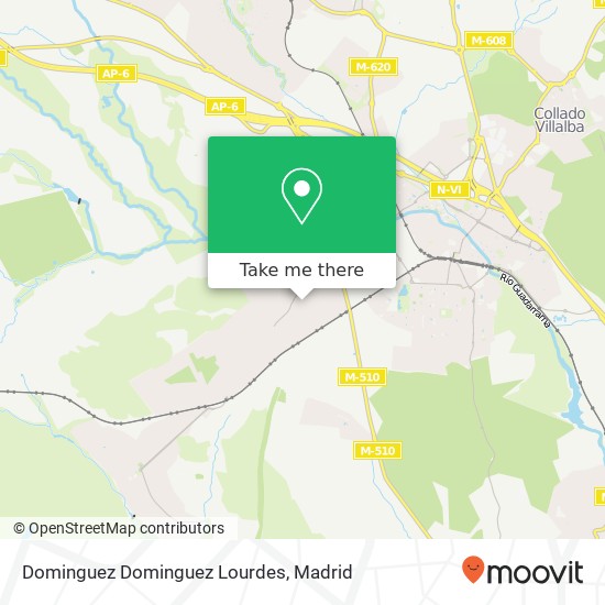 mapa Dominguez Dominguez Lourdes, Calle Ceuta, 8 28292 España Galapagar