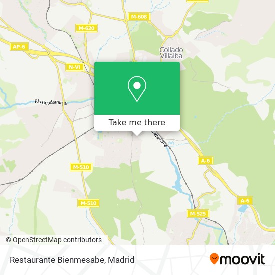 Restaurante Bienmesabe map