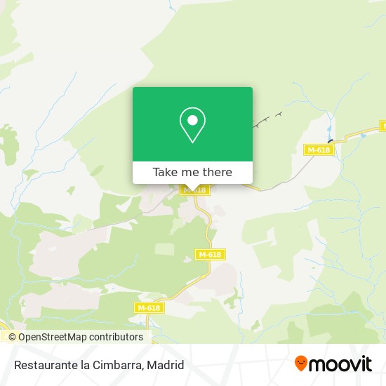 mapa Restaurante la Cimbarra