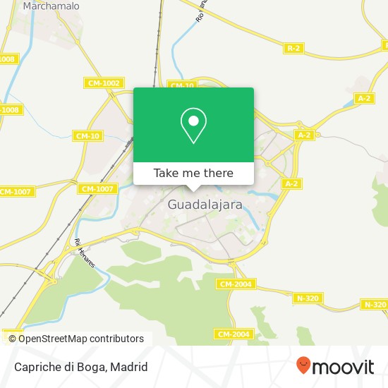 mapa Capriche di Boga, Calle Miguel Fluiters, 5 19001 Guadalajara