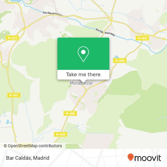 mapa Bar Caldás, Calle de las Eras, 3 28411 Moralzarzal