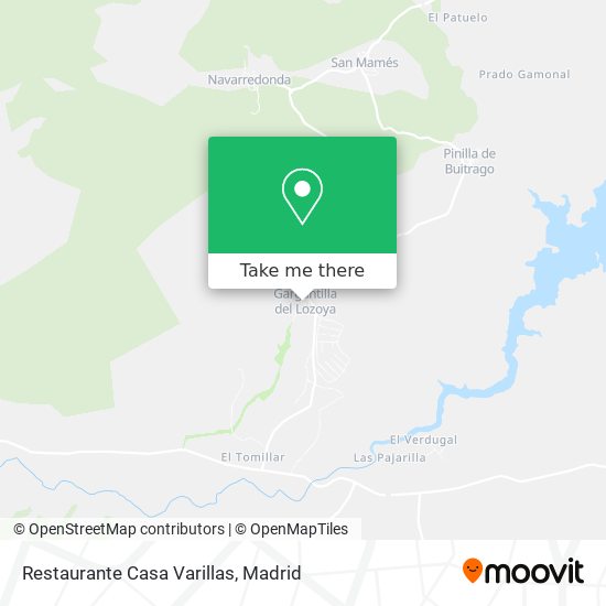 Restaurante Casa Varillas map