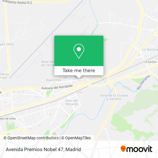 Avenida Premios Nobel 47 map