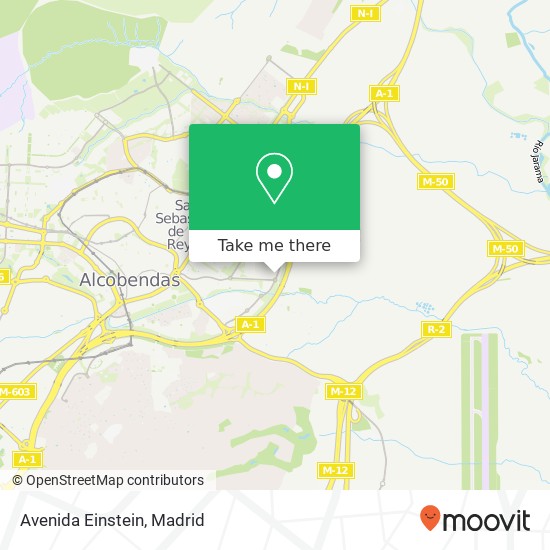 Avenida Einstein map