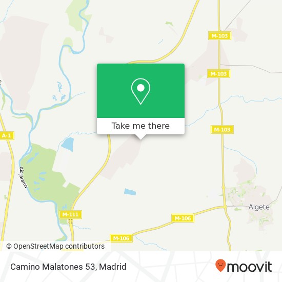 mapa Camino Malatones 53