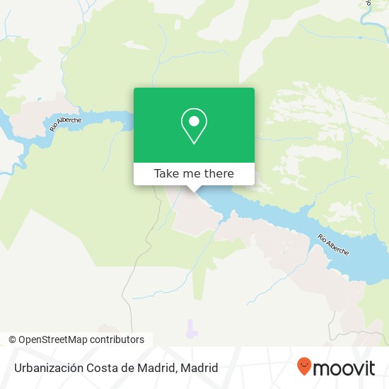 Urbanización Costa de Madrid map