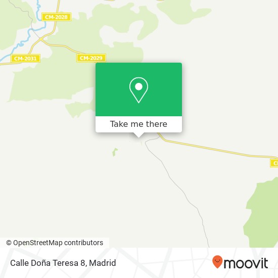 mapa Calle Doña Teresa 8