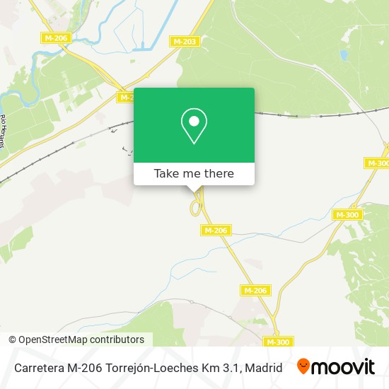 Carretera M-206 Torrejón-Loeches Km 3.1 map