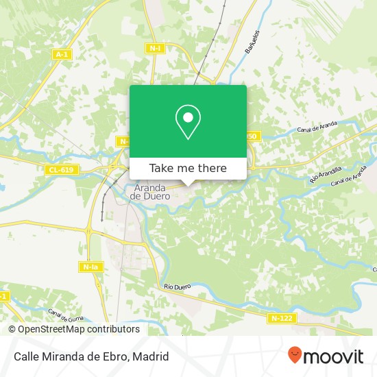 mapa Calle Miranda de Ebro