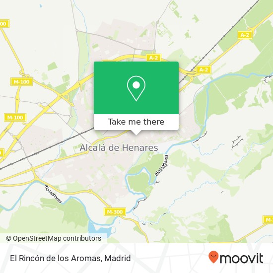 El Rincón de los Aromas map