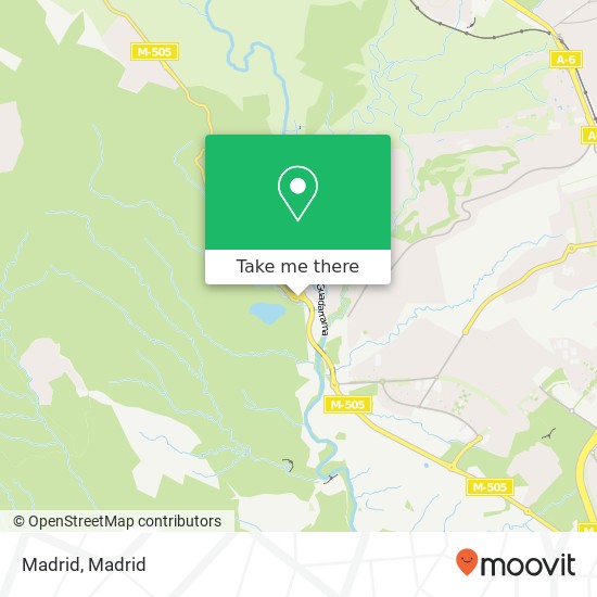 Madrid map