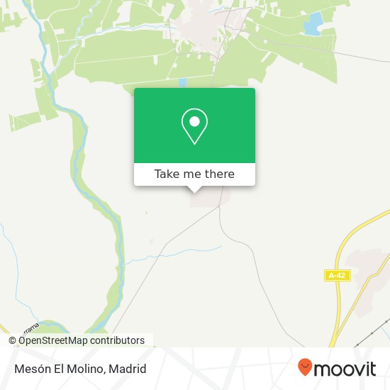 Mesón El Molino map