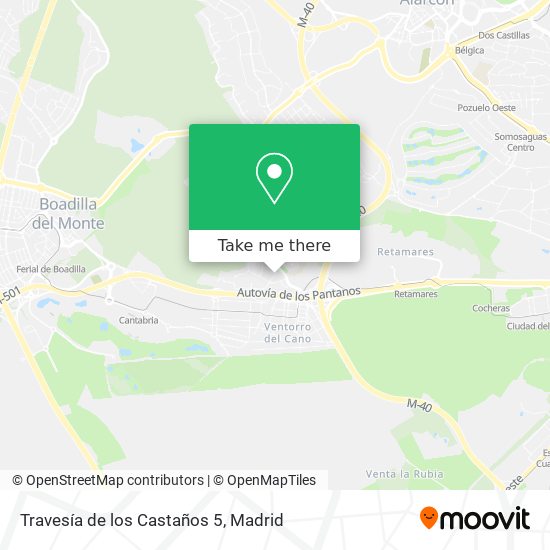 Travesía de los Castaños 5 map