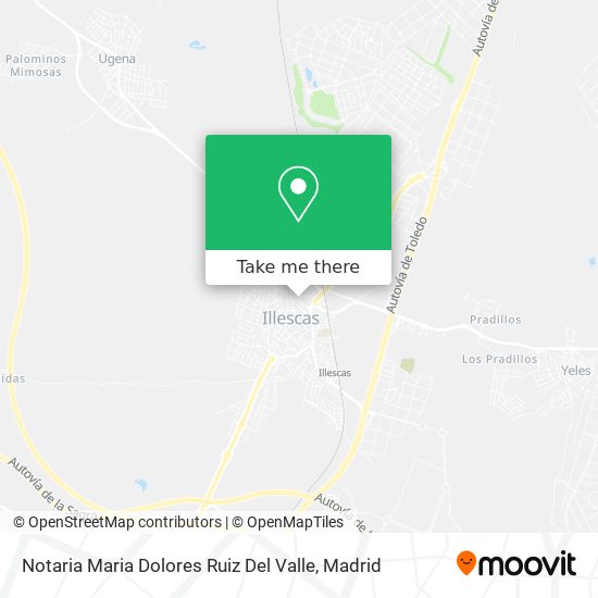 mapa Notaria Maria Dolores Ruiz Del Valle