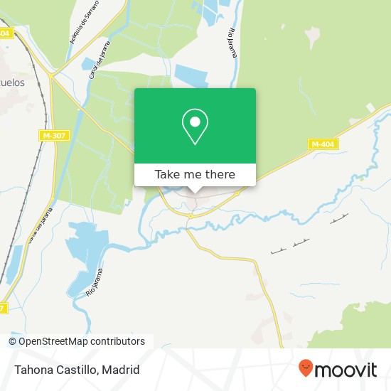 mapa Tahona Castillo