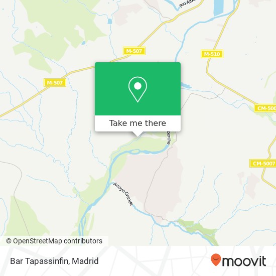 Bar Tapassinfin map
