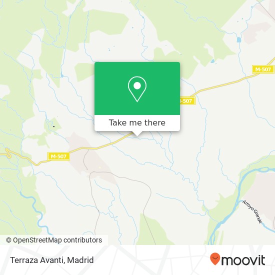 Terraza Avanti map