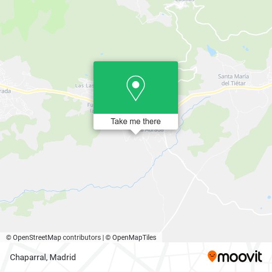 mapa Chaparral