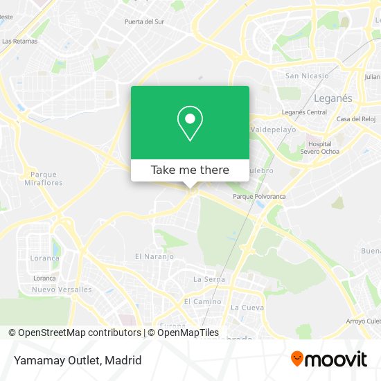 Yamamay Outlet map