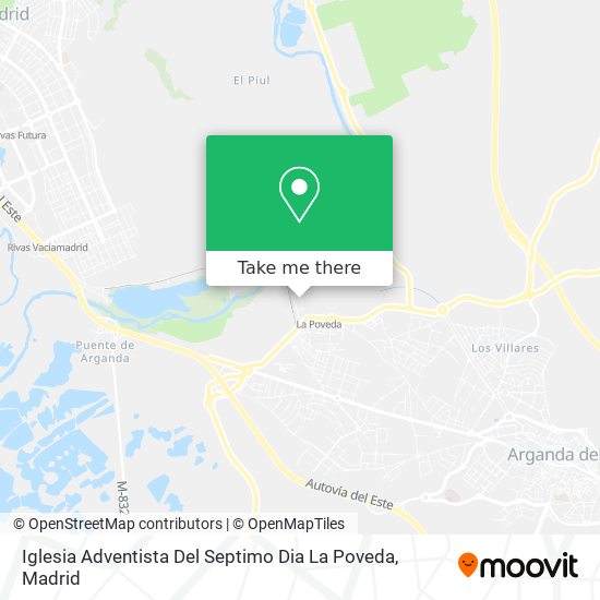 mapa Iglesia Adventista Del Septimo Dia La Poveda